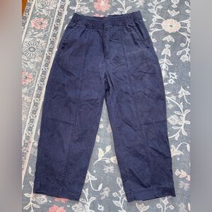 Old Navy Dark Blue Barrel Pants